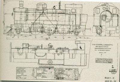 RAJ 1-4 AGJ 21-22 de svensk loko.tegning