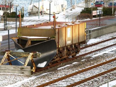 DSB Plov 129-7 på højbroen i Struer