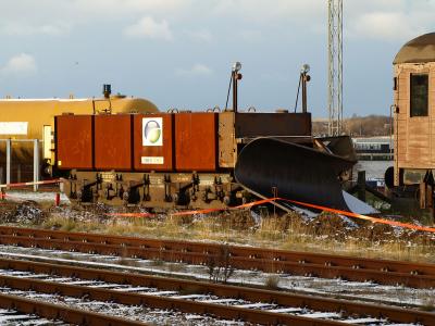 DSB plov 130-5 ved pakhuset i Struer