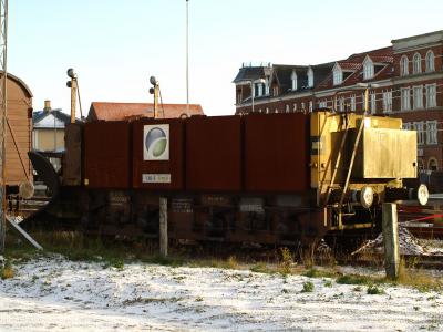 DSB Plov 130-5 ved pakhuset i Struer