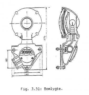 Bomlygte - gl. DSI.type