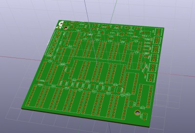 trainiot SPI DCC - DIP komponenter på 10x10 cm board