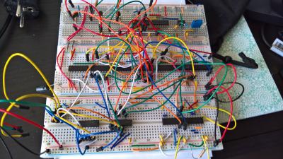 trainiot SPI DCC - Breadboard