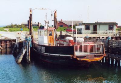 Færgen &amp;quot;Venøsund&amp;quot;, Venø. Juli 2001.