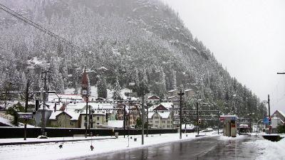 Göschenen, Schweiz i slutningen af maj 2007 