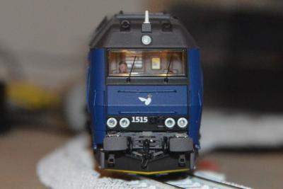 McK ME 1515 med lokomotivfører